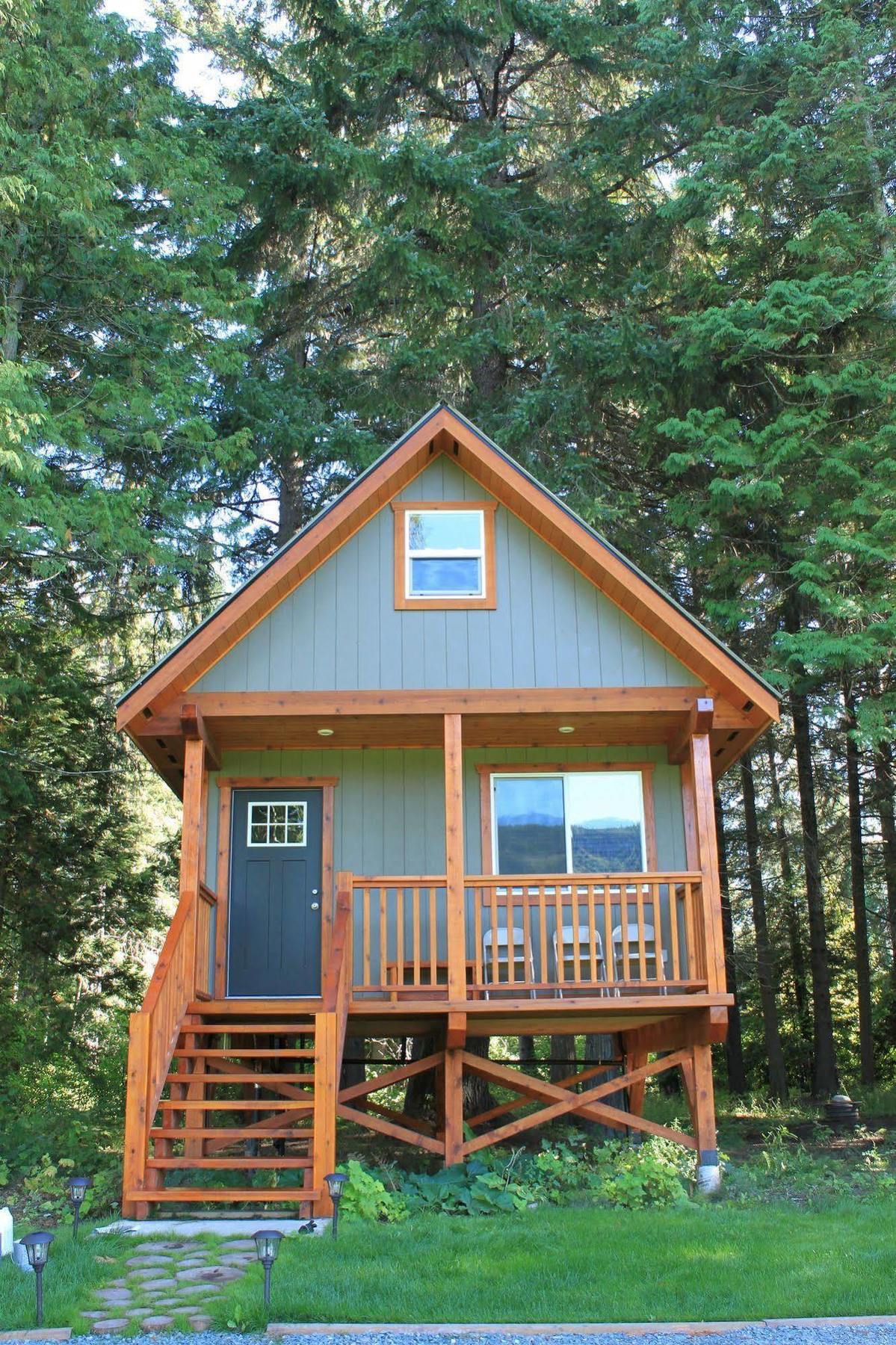Hidden Acres Farm And Treehouse Resort Terrace Exterior foto